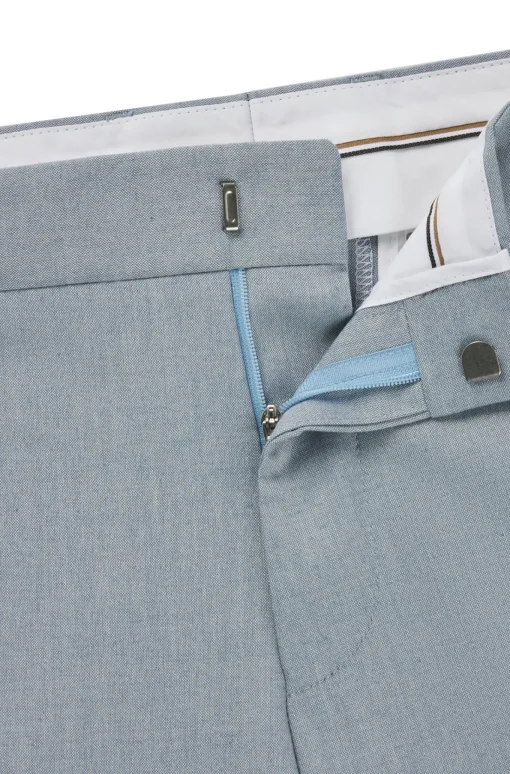 Herren Boss Businesshose aus Stretch-Chiffon
