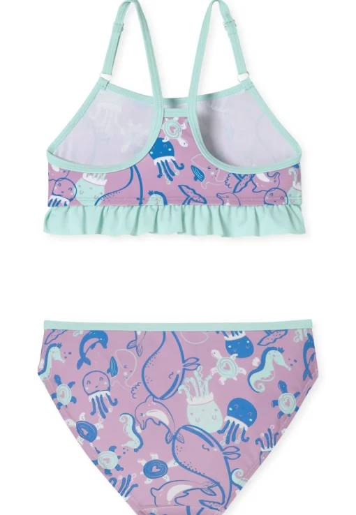 Kinder Schiesser Bustier Bikini Set