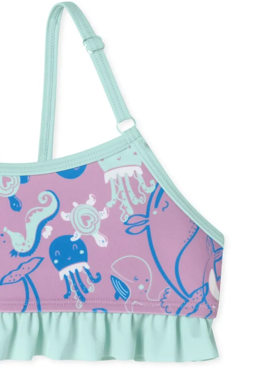 Kinder Schiesser Bustier Bikini Set