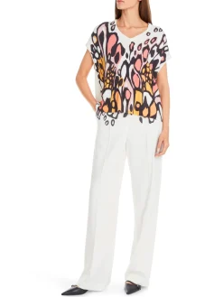 Damen Marc Cain Butterfly-Pullover Knitted in Germany