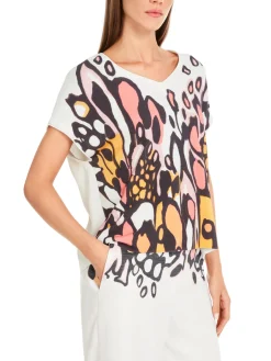 Damen Marc Cain Butterfly-Pullover Knitted in Germany
