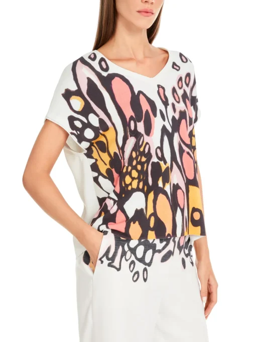 Damen Marc Cain Butterfly-Pullover Knitted in Germany