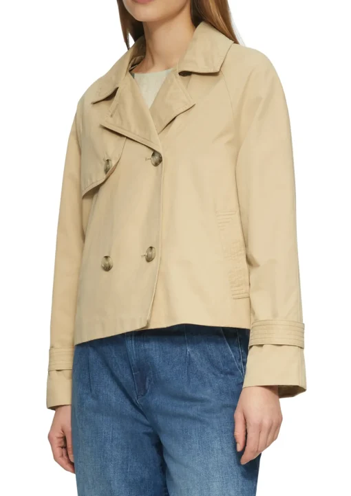 Damen s.Oliver Cabanjacke mit Raglanärmeln und Streifenfutter