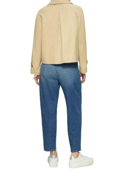 Damen s.Oliver Cabanjacke mit Raglanärmeln und Streifenfutter