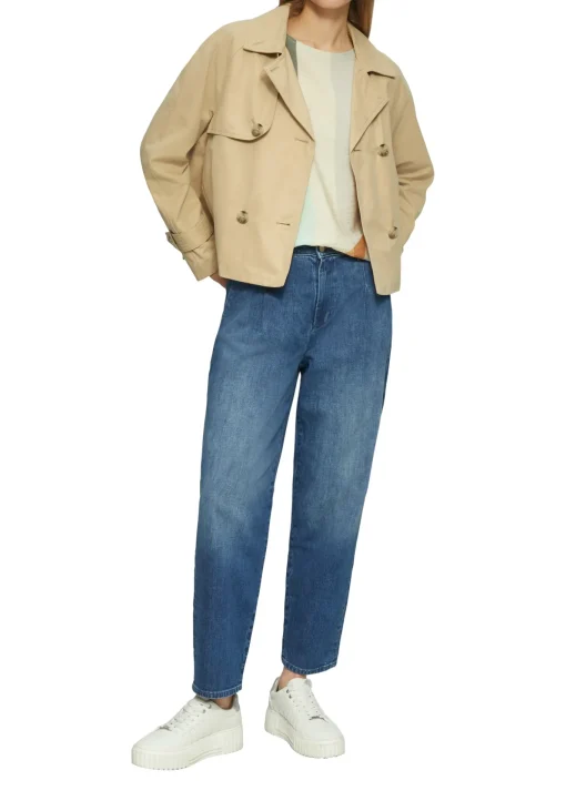 Damen s.Oliver Cabanjacke mit Raglanärmeln und Streifenfutter