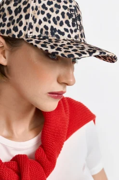 Damen Rich & Royal Cap mit Leo-Print