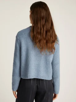 Damen Tommy Hilfiger Cardigan mit goldfarbenen Knöpfen