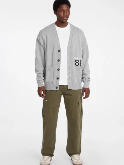 Herren GUESS JEANS Cardigan mit Patch