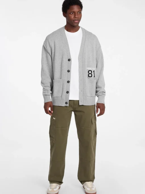 Herren GUESS JEANS Cardigan mit Patch