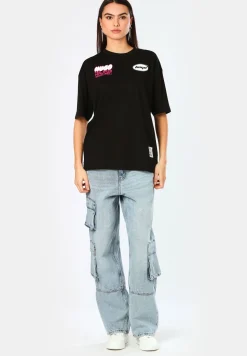 Damen Hugo Blue Cargo Jeans