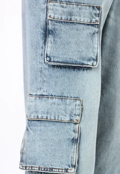 Damen Hugo Blue Cargo Jeans
