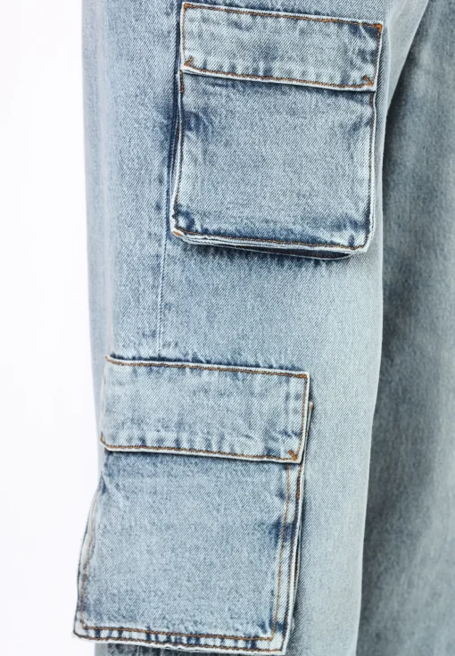 Damen Hugo Blue Cargo Jeans