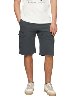 Herren s.Oliver Cargo-Short mit Eingrifftaschen mit Straigt Leg