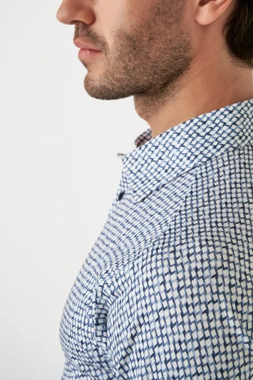 Herren Desoto Casual Kent Jerseyhemd