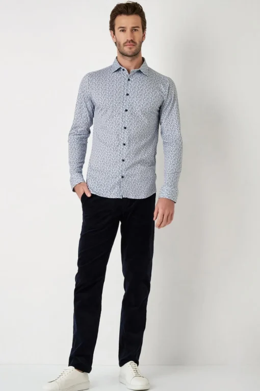 Herren Desoto Casual Kent Jerseyhemd