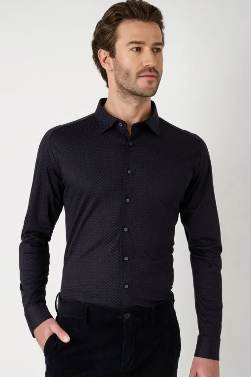 Herren Desoto Casual Kent Jerseyhemd