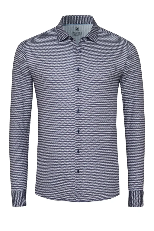 Herren Desoto Casual Kent Jerseyhemd