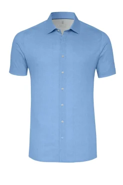 Herren Desoto Casual Kent Jerseyhemd Kurzarm
