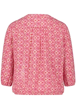 Damen Cartoon Casual-Bluse