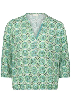 Damen Cartoon Casual-Bluse