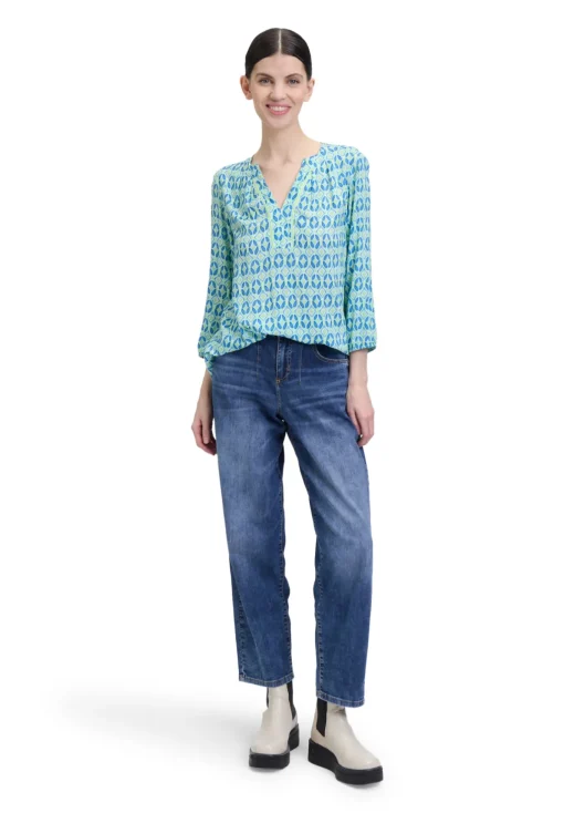 Damen Cartoon Casual-Bluse
