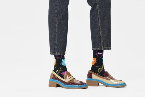 Damen Happy Socks Cat Sock