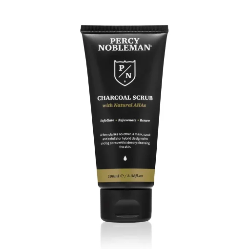Herren Percy Nobleman CHARCOAL SCRUB WITH NATURAL AHAS