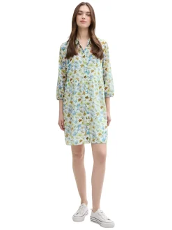 Damen Tom Tailor Denim Chiffon Minikleid