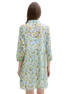 Damen Tom Tailor Denim Chiffon Minikleid