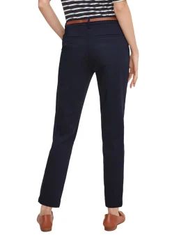 Damen Comma Chino mit Gürtel