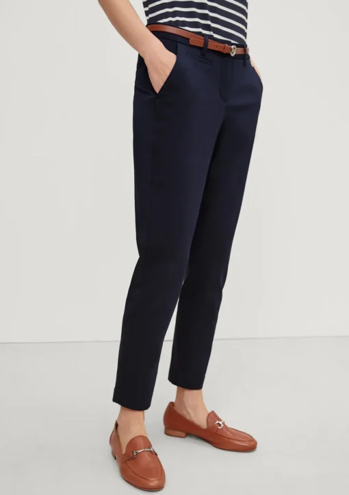 Damen Comma Chino mit Gürtel