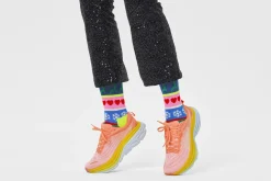 Damen Happy Socks Christmas Stripe Sock