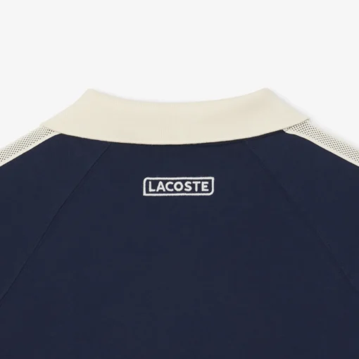 Herren Lacoste Classic Fit-Polohemd mit Piqué-Einsätzen