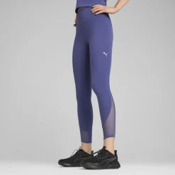 Damen Puma CLOUDSPUN Hochgeschnittene 7/8 Leggings aus weichem Mesh