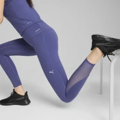 Damen Puma CLOUDSPUN Hochgeschnittene 7/8 Leggings aus weichem Mesh