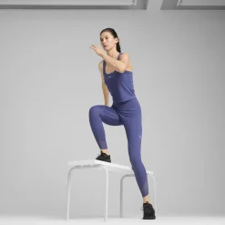 Damen Puma CLOUDSPUN Hochgeschnittene 7/8 Leggings aus weichem Mesh