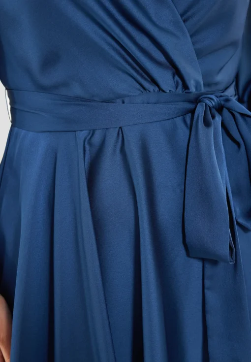 Damen Swing Day Cocktailkleid aus Satinchiffon