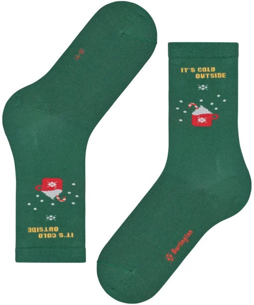 Damen Burlington Cold Outside Damen Socken