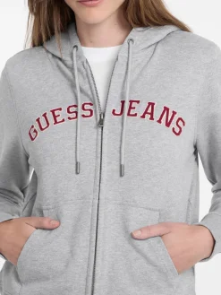 Damen GUESS JEANS College Sweatjacke