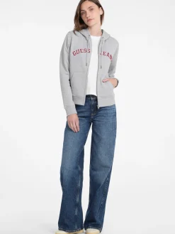 Damen GUESS JEANS College Sweatjacke