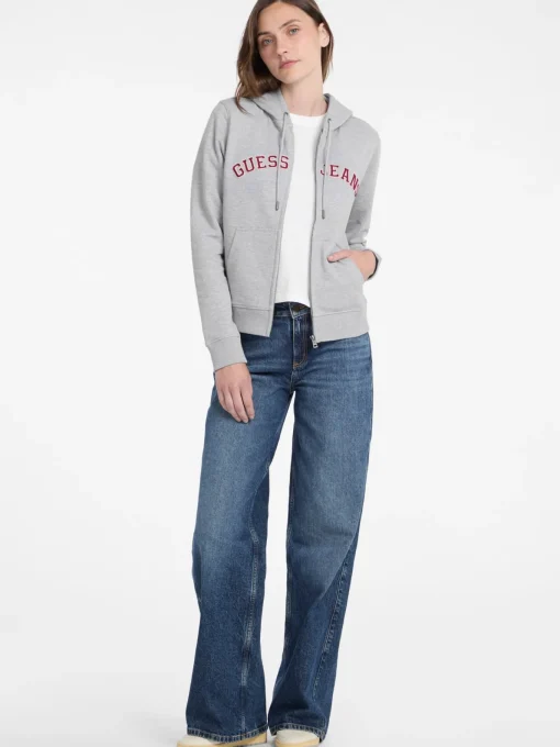 Damen GUESS JEANS College Sweatjacke