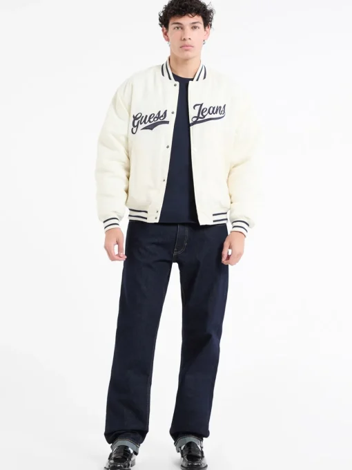 Herren GUESS JEANS College-Jacke Patch