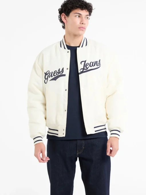Herren GUESS JEANS College-Jacke Patch