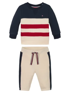 Kinder Tommy Hilfiger Colorblock Sweatshirt- und Jogginghose