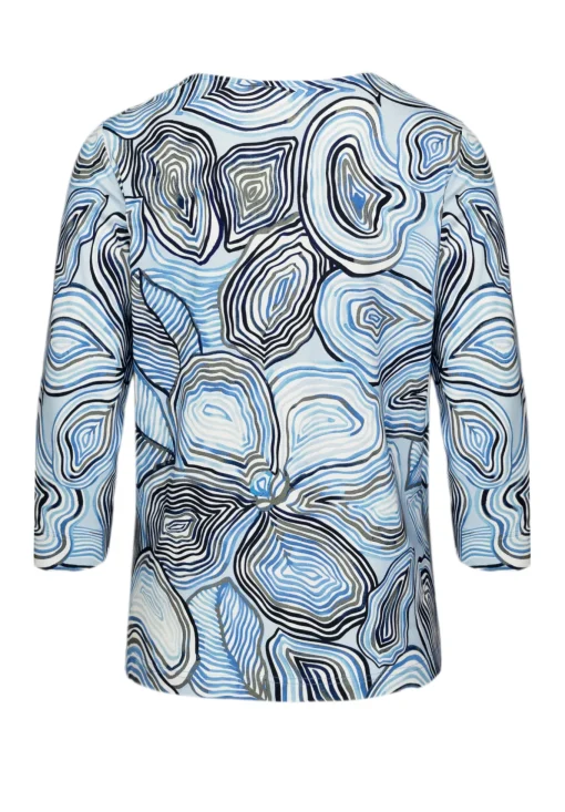 Damen Bianca Cooles Print-Shirt mit Rundhalsausschnitt