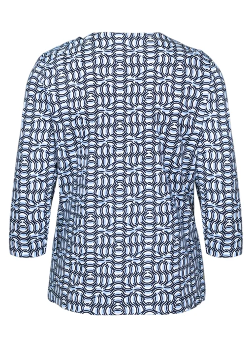 Damen Bianca Cooles Print-Shirt mit Rundhalsausschnitt
