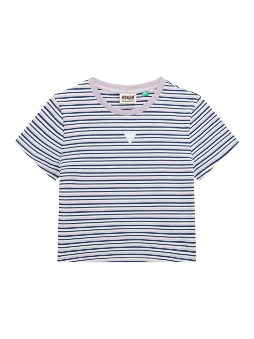 Damen GUESS Core Stripe Baby T-Shirt