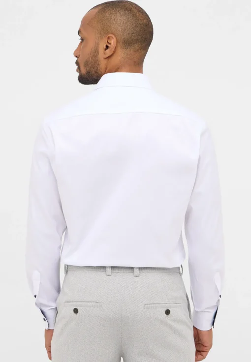 Herren Eterna Cover Shirt Twill Langarm