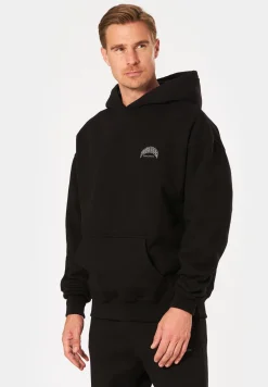 Herren Pegador CREGO OVERSIZED HOODIE WASHED BLACK