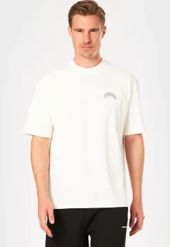 Herren Pegador CREGO OVERSIZED TEE WASHED WARM WHITE